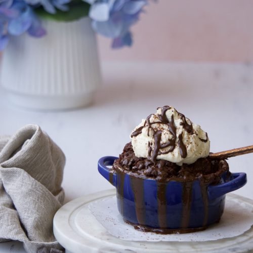 Healthy Chocolate Mug Cake {Feature by @coconuttykitchen}