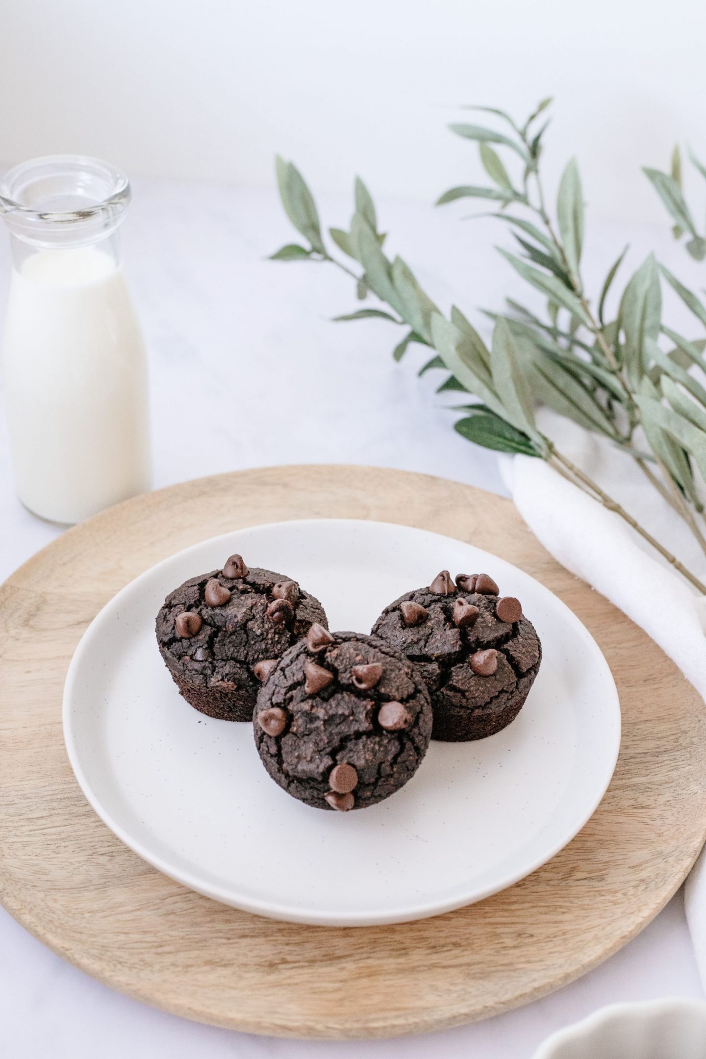 Flourless Chocolate blender Muffins