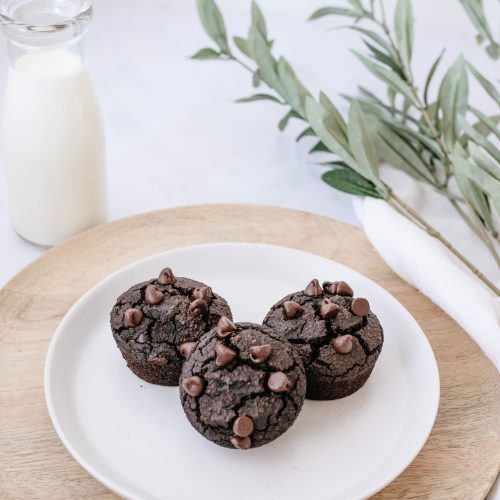 Flourless Chocolate Blender Muffins {GF, DF, Vegan}