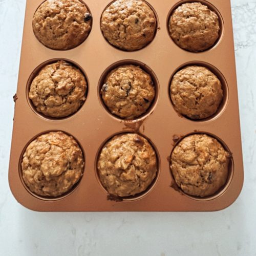 Protein Carrot Cake Muffins